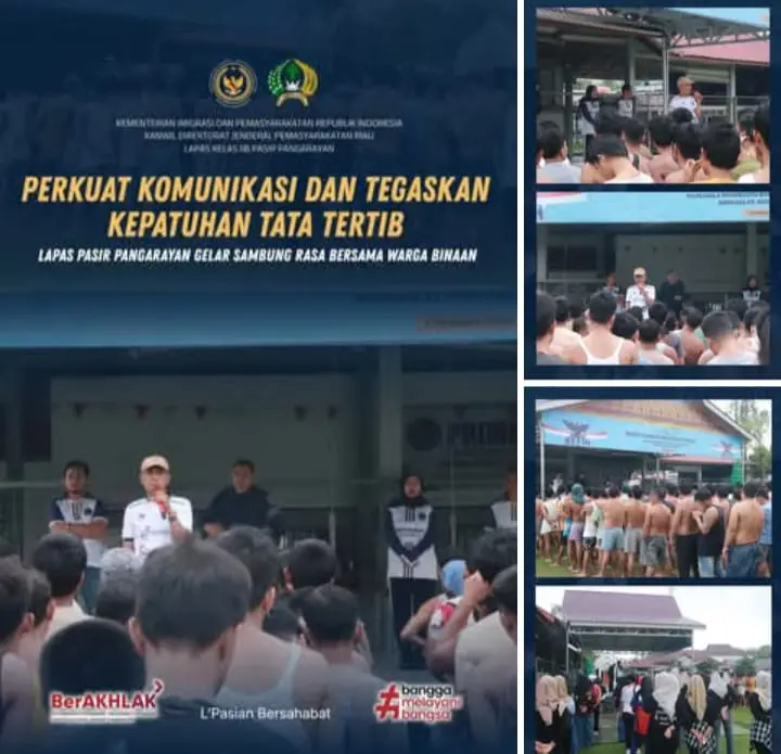Kedepankan Pendekatan Humanis, Kalapas Pasir Pangarayan Tegaskan WBP Wajib Taati Tata Tertib dan Jaga Kamtib