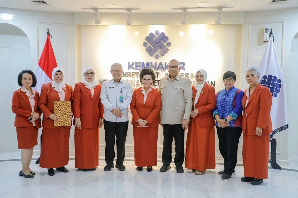 Kemnaker dan Kowani Teken MoU, Perluas Akses Kerja dan Keterampilan Perempuan