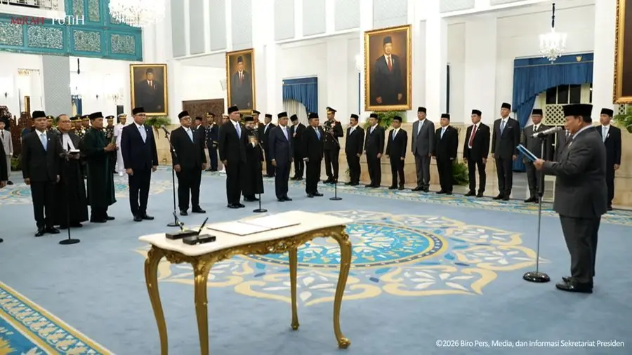 Kepala BNPB Dicopot, Presiden Lantik 7 Pejabat Baru Wamen dan Kepala Badan, Ini Nama-namanya