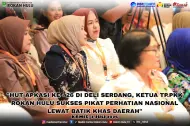 Thumbnail Ketua TP PKK Rokan Hulu Promosikan Batik Lokal di Forum Wanita APKASI di Deli Serdang