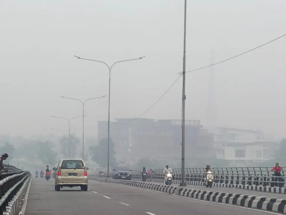 Kualitas Udara Pekanbaru Kategori Tidak Sehat, Hotspot Riau Turun Jadi 8 Titik