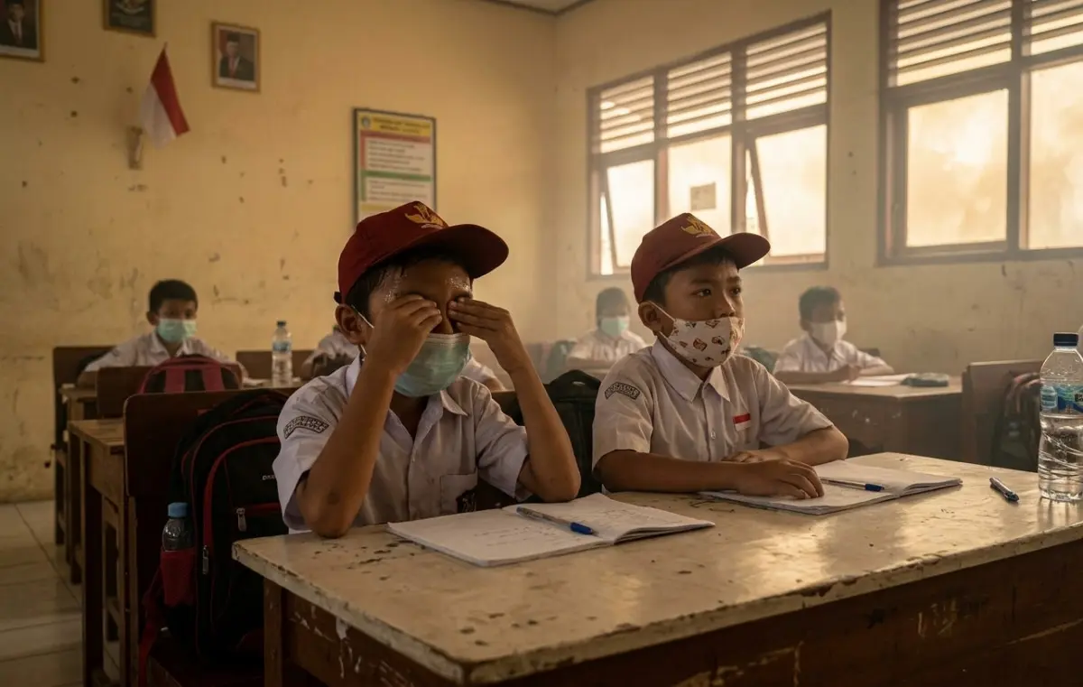 Kualitas Udara Pekanbaru Masih Tidak Sehat, Konsentrasi PM2.5 di level 68 µg/m3