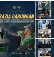 Lapas Pasir Pengaraian dan TNI Sisir Blok Hunian,  Warga Binaan Bersih dari Narkoba