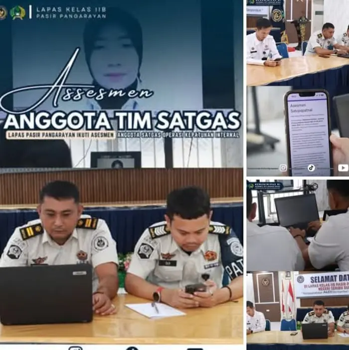 Lapas Pasir Pengaraian Seleksi Anggota Satgas Kepatuhan Internal Lewat Asesmen Virtual