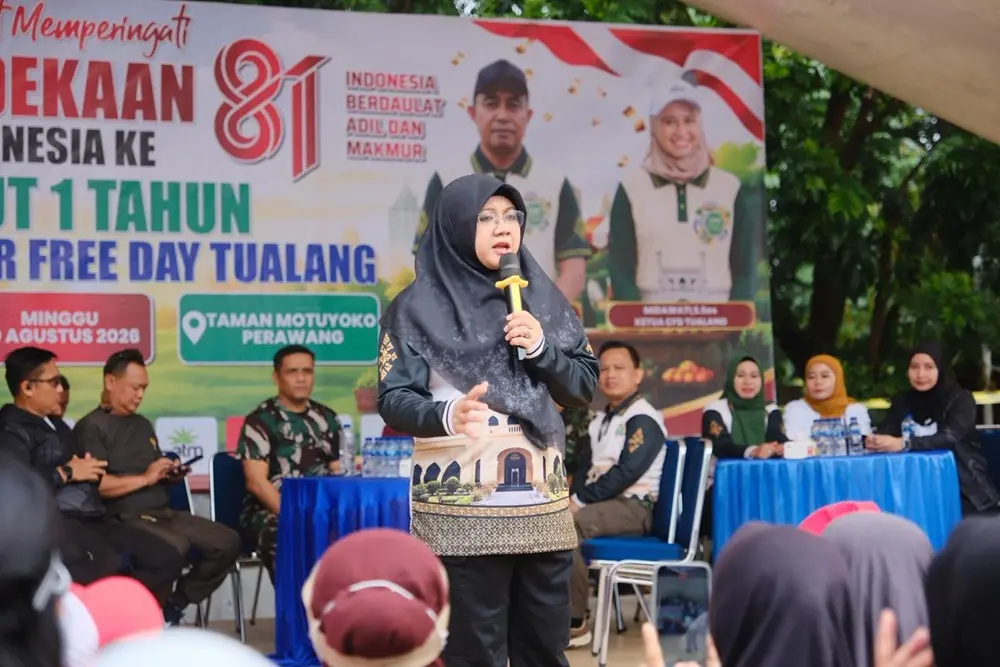 Manfaatkan CFD Taman Motuyoko, Bupati Siak Afni Ajak Warga Cegah Karhutla