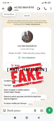 Manipulasi Profil Digital: Pemkab Asahan Rilis Peringatan Terkait Aksi Penipuan Catut Nama Sekda