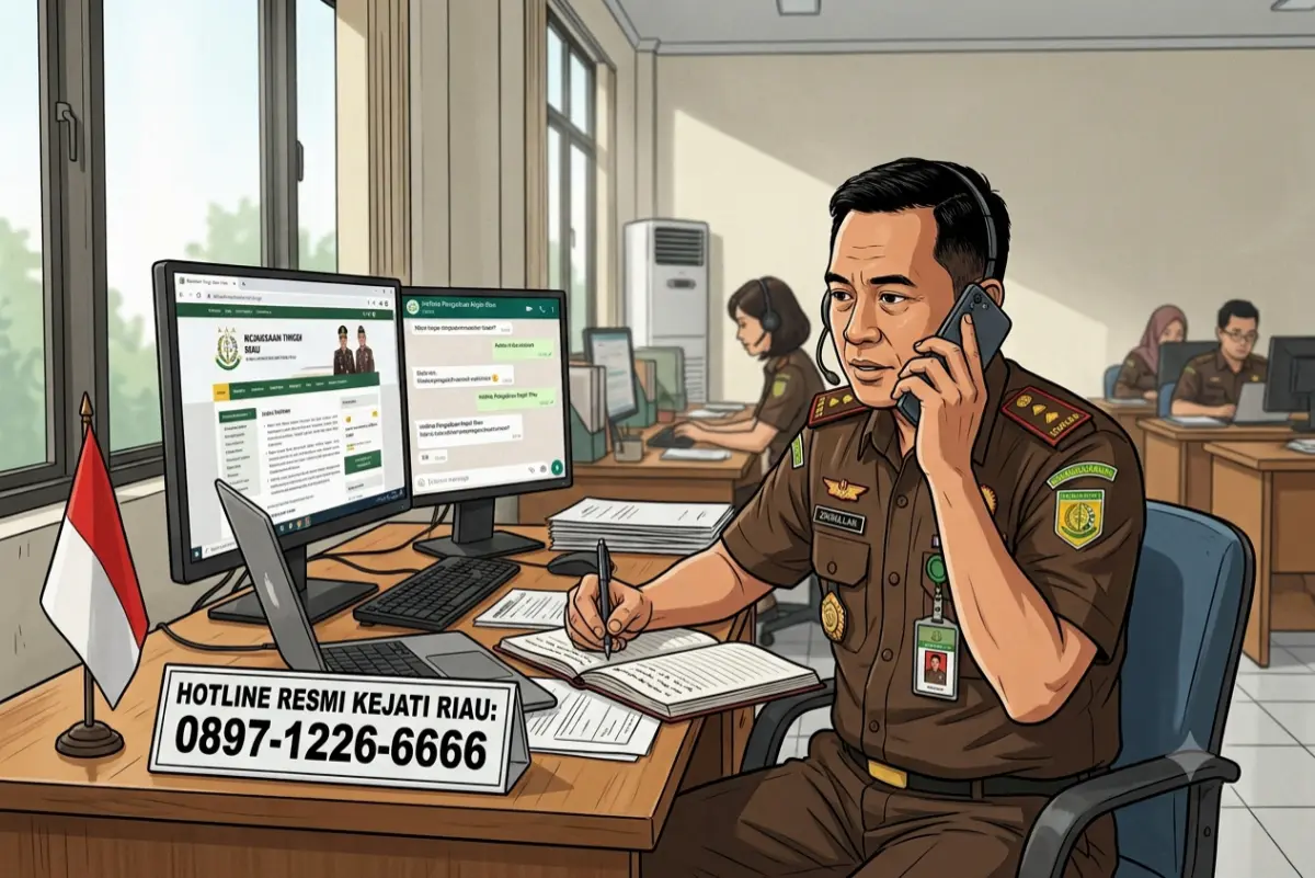 Marak Catut Nama Pejabat Kejaksaan, Kejati Riau Minta Warga Lapor ke 0897-1226-6666.
