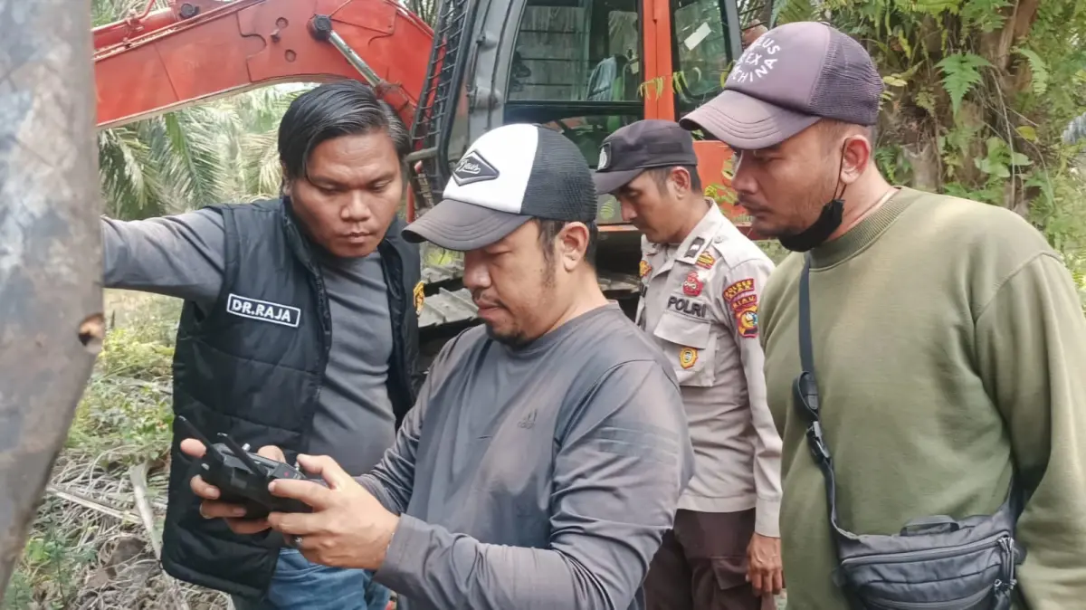 Nekat Bakar Lahan Untuk Tanam Sawit, 4 Pelaku Ditangkap Polres Siak