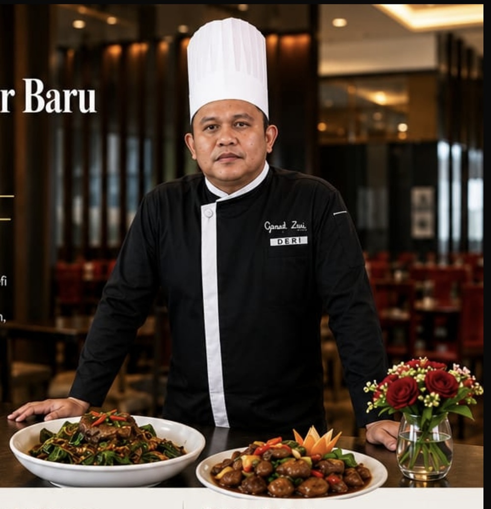 Padukan Chinese Cuisine dan Gulai Pucuk Ubi Riau, Chef Defi Hendra Hadirkan Sajian 'Rendang Mintuo' di Dumai