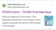Palsu dan Menyesatkan, Nama PDAM Kampar Dicatut Website Liar Berisi Data Kabupaten Lain