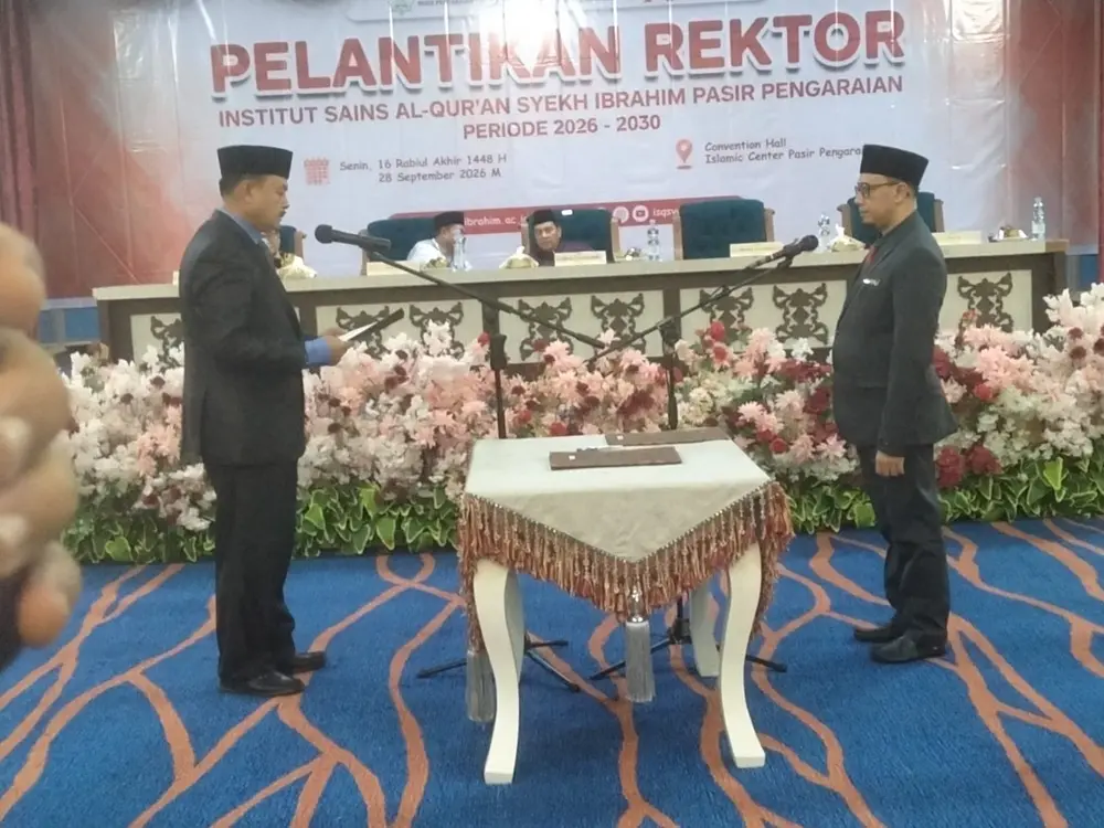 Pasang Target Go International, H. Syamzaimar Dilantik Jadi Rektor ISQ Syekh Ibrahim 2026–2030