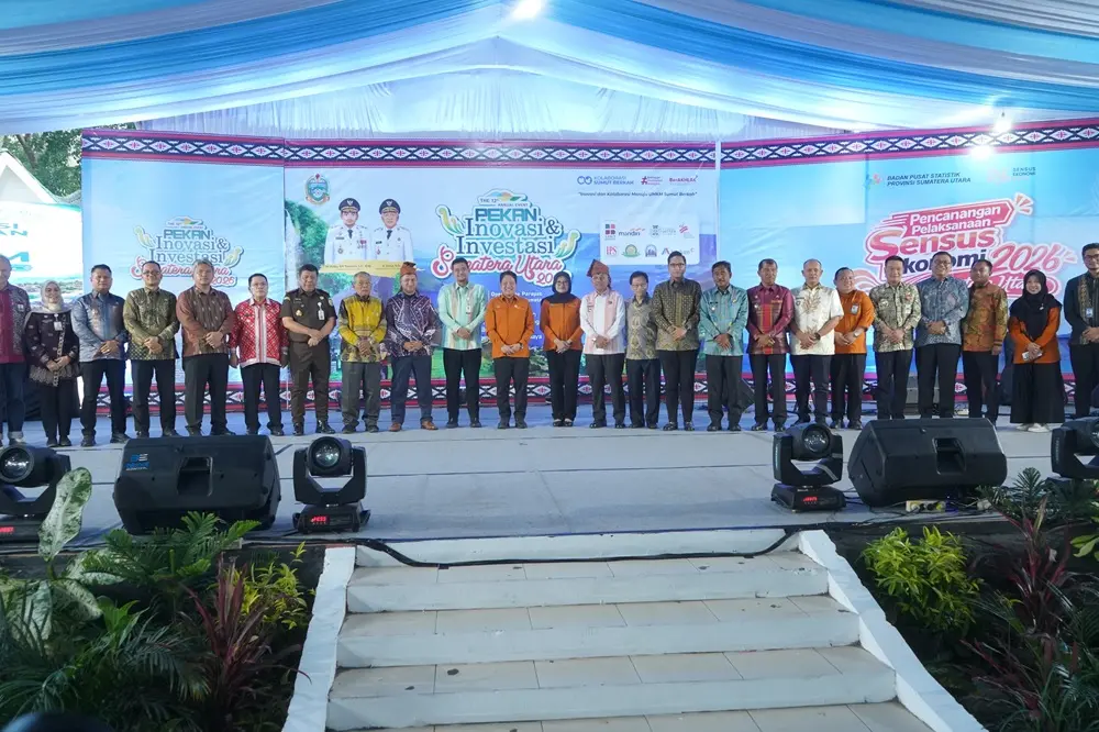 Pekan Inovasi Sumut 2026 Resmi Dibuka di Prapat, Sekaligus Dicanangkan Sensus Ekonomi Nasional
