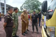 Pemkab Asahan Distribusikan Logistik Pilkades Serentak, Bupati Ingatkan Tertib Administrasi