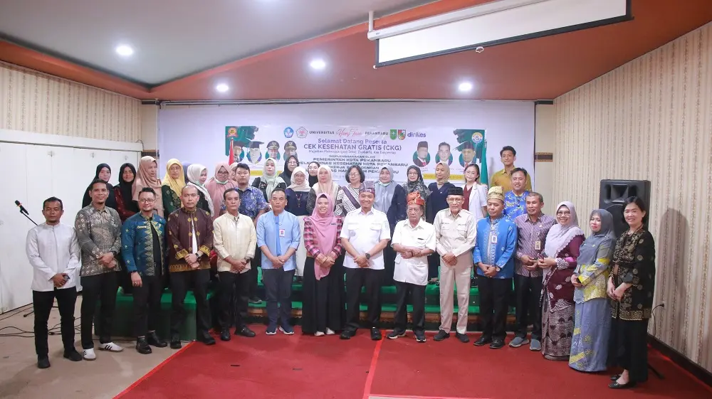 Pemko Pekanbaru Cek Kesehatan Gratis Mahasiswa di Universitas Hangtuah