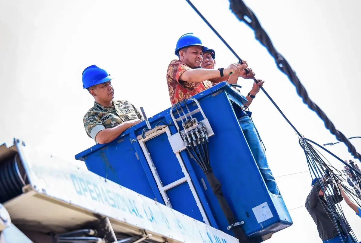 Pemko Pekanbaru Komit Pindahkan Kabel ke Bawah Tanah, Tahap Awal 4 Ruas Jalan Ini