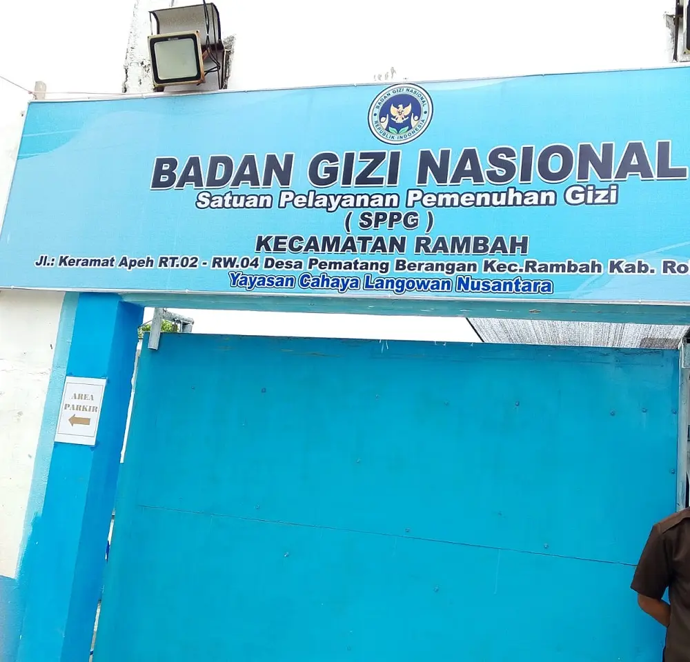 Dalih Instruksi Pusat, Pengelola Dapur MBG di Rohul Larang Wartawan Masuk