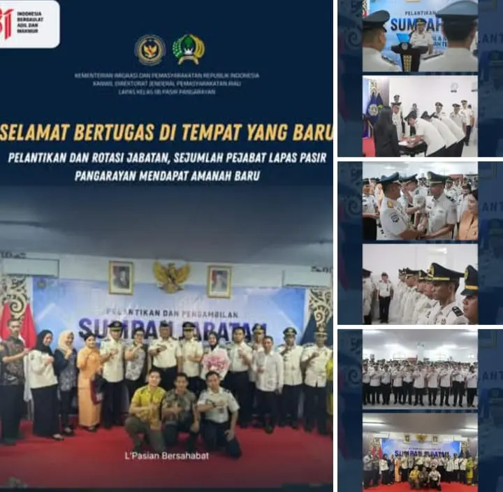Penyegaran Organisasi, Sejumlah Pejabat Lapas Pasir Pangarayan Bergeser
