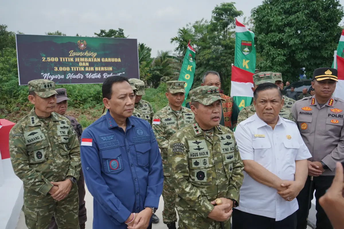 Peresmian 52 Jembatan Garuda di Riau Membuka Akses 155 Desa dan 138 Sekolah