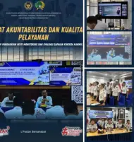 Perkuat Akuntabilitas dan Kualitas Pelayanan, Kalapas Pasir Pangarayan Ikuti Monitoring dan Evaluasi Capaian Kinerja Kanwil