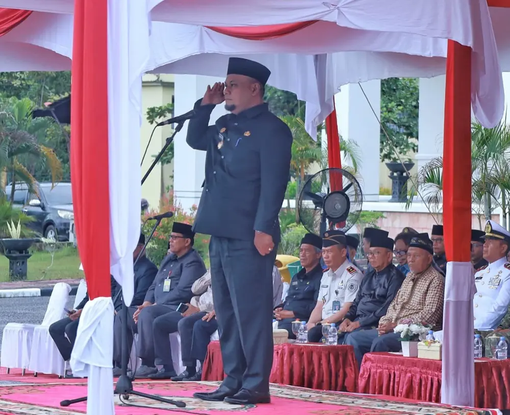 Pimpin Upacara 1 Juni, Wabup Siak Syamsurizal Sampaikan Hal Ini