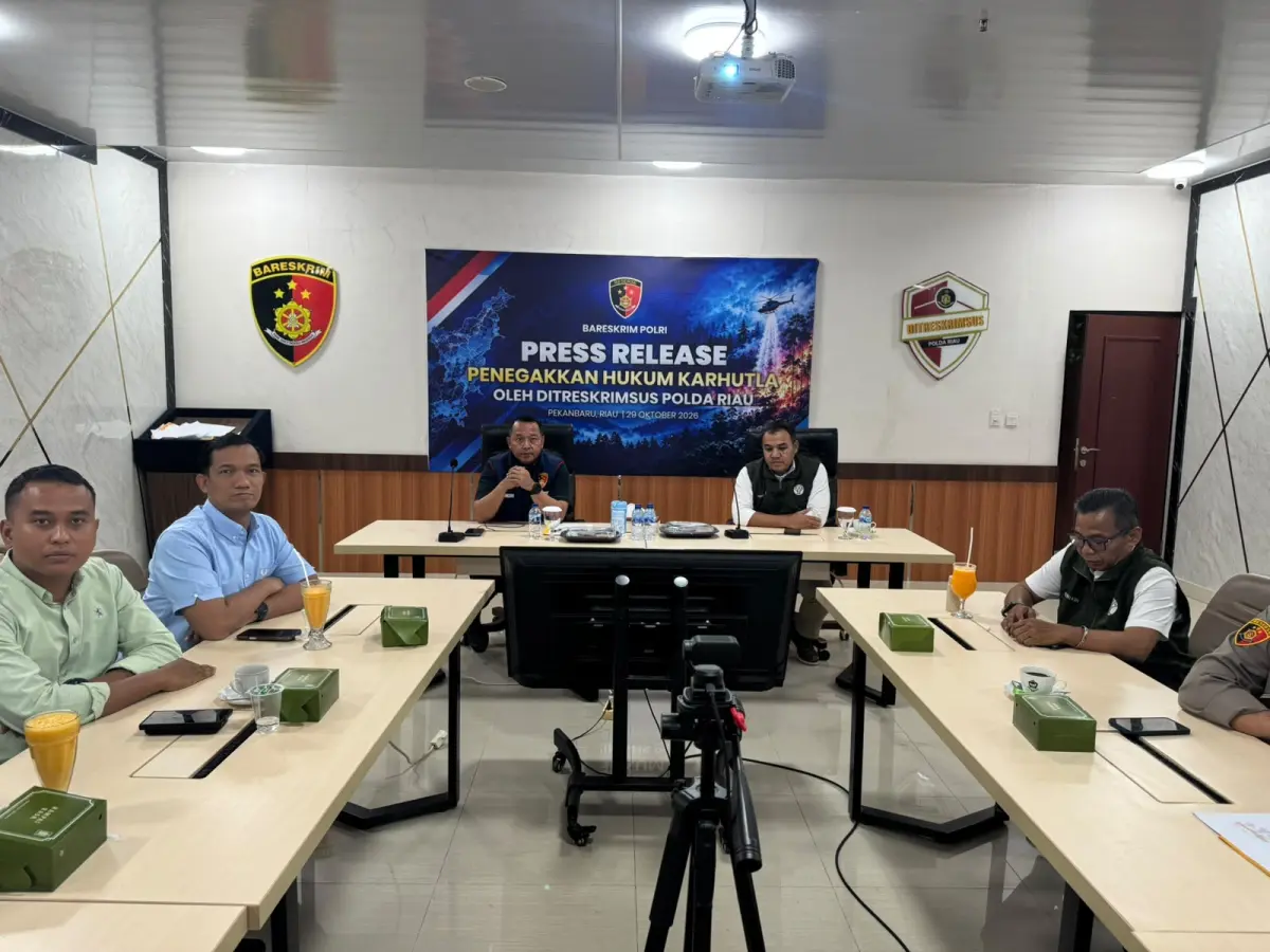 Polda Riau Tetapkan 65 Tersangka Karhutla dengan 3.394 Hektar Lahan, Terbanyak di Pelalawan dan Bengkalis