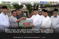 Pulang Kampung ke Bangun Purba, Bupati Ajak Warga Saling Menguatkan