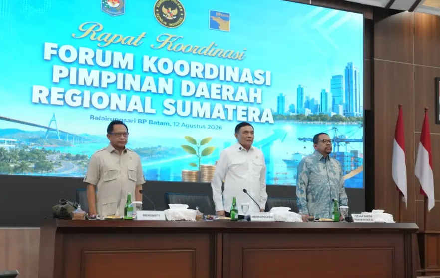 Rakor di Batam, Mendagri Tekankan Forkopimda se-Sumatera Kompak Jaga Stabilitas