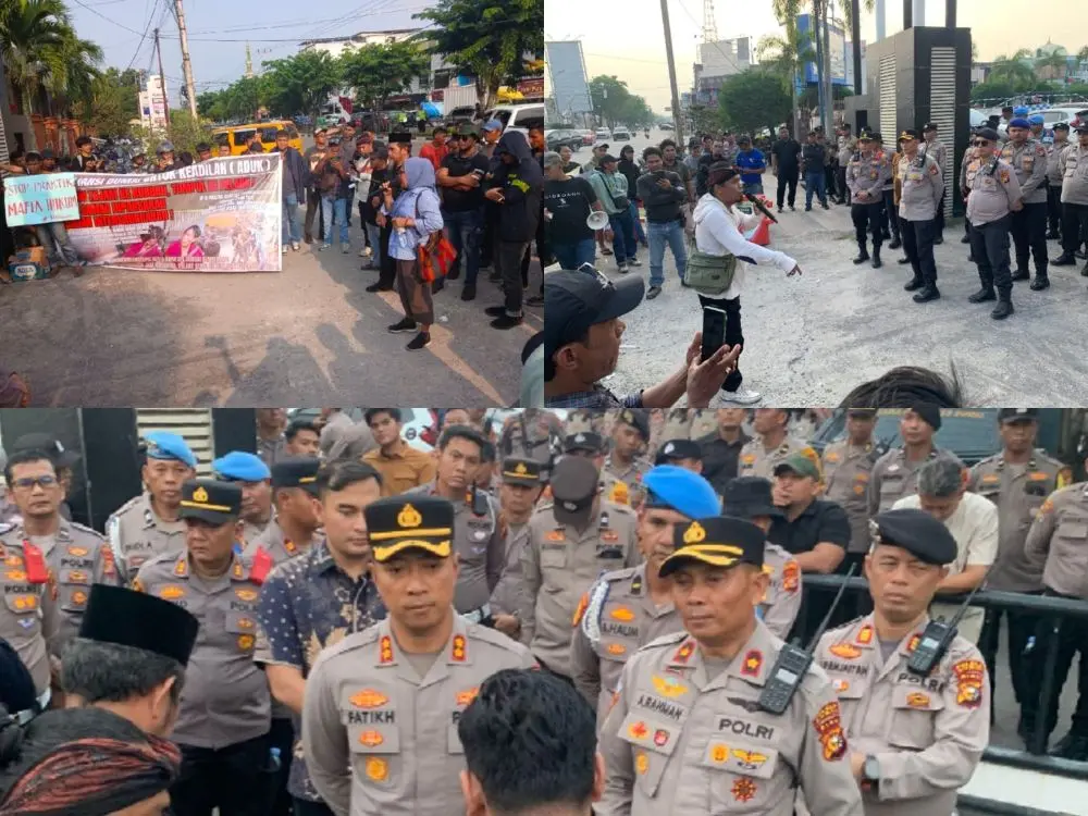 Respons Unjuk Rasa ADUK, Kapolres Janji Gelar Perkara Khusus Kasus Lubuk Gaung