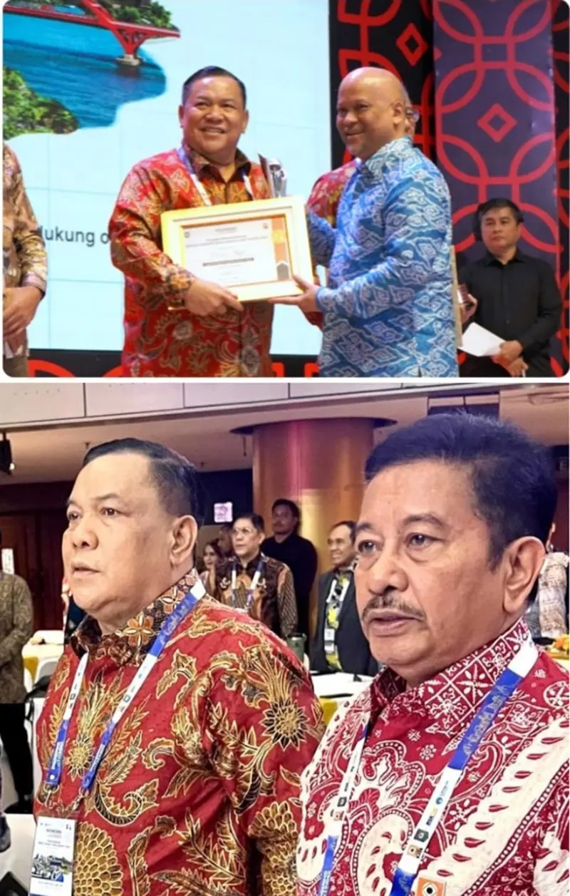 Riau Peringkat Kedua Nasional Indeks Keinsinyuran Daerah 2026, H. Aswandi Dampingi Plt Gubri SF Hariyanto Terima Penghargaan