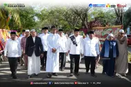 Ribuan Jemaah Padati Haul Syekh Ibrahim Al-Khalidi, Dihadiri Wabup Rohul, Anggota DPR RI hingga UAS