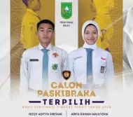 Thumbnail Rizqy Aditya dari Siak dan Arifa Rahma Inhil Wakili Riau di Paskibraka Nasional
