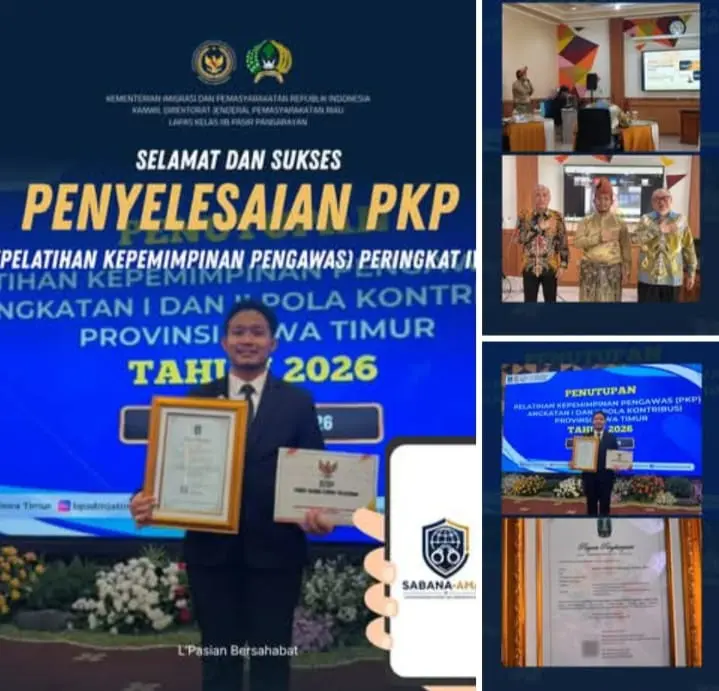 Sabet Peringkat IV PKP Jawa Timur, Kasi Adm Kamtib Lapas Pasir Pengaraian Luncurkan Aplikasi SABANA-AMAN