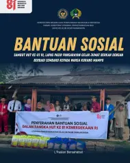 Thumbnail Sambut HUT ke-81 RI, Lapas Pasir Pangaraian Gelar Jumat Berkah dengan Berbagi Sembako kepada Warga Kurang Mampu
