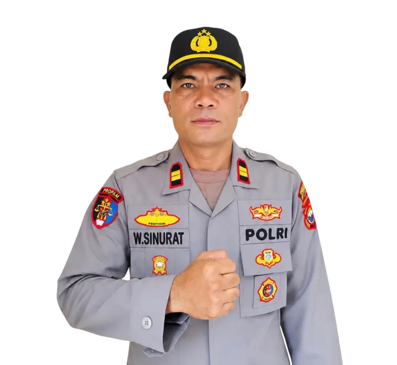 Sambut HUT Ke-81 RI, Polsek Seginim Imbau Warga Pasang Bendera Merah Putih