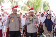 Sapa Pelajar Kampar, Presiden Prabowo Resmikan 110 Jembatan Presisi Polda Riau