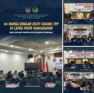 Seleksi Calon Tamping, Lapas Pasir Pengaraian Gelar Sidang TPP bagi 44 Warga Binaan