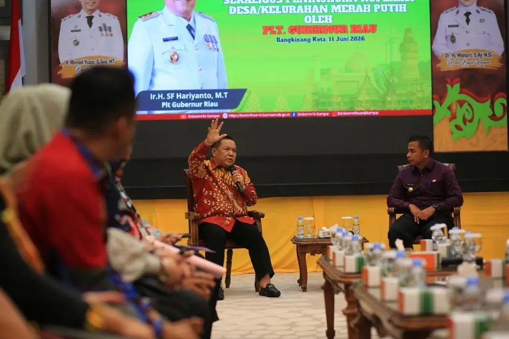 Serahkan Data ke Ahmad Yuzar, SF Hariyanto: 228 Ribu Kendaraan Kampar Nunggak Pajak