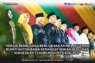 Thumbnail Serasi Berbusana Bercorakkan Melayu Emas, Bupati Anton Bawa Semangat Rohul Siap Sukseskan Tuan Rumah MTQ Riau ke-45