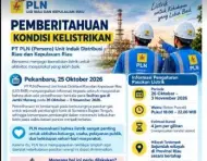 Setelah Blackout Batam, Mulai Hari ini Riau Alami Pemadaman Listrik Bergilir, Alasan Pasokan Gas Berkurang