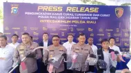 Sikat Pelaku Begal dan Curanmor, Polda Riau Ungkap 1.333 Kasus Kejahatan Jalanan
