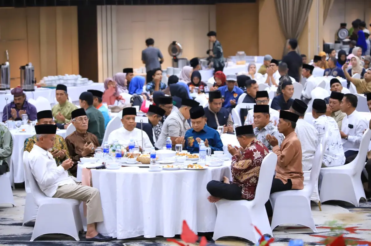 Silaturahmi Ramadan di Pekanbaru, Bupati Asmar Serap Aspirasi Warga Meranti di Perantauan
