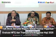 Talk Show Serambi Nogori, Pj Sekda Rohul Evaluasi MTQ hingga Transparansi Anggaran Haji