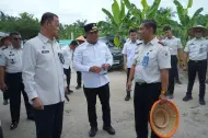 Tanaman Jagung di Lahan Air Joman Jadi Langkah Awal Pemanfaatan Calon Lapas Minimum Security Asahan