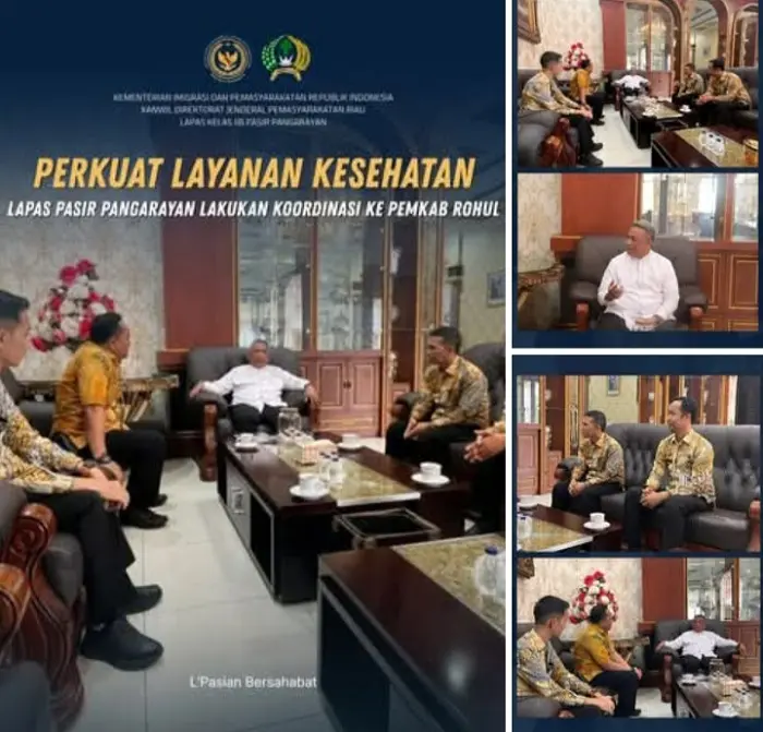 Temui Bupati Anton, Kalapas Efendi Purba Targetkan Standardisasi Medis bagi Warga Binaan