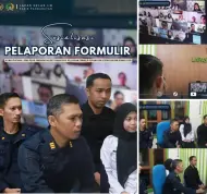 Tertib Administrasi Medis, Lapas Pasir Pengaraian Ikuti Sosialisasi Laporan Perawatan