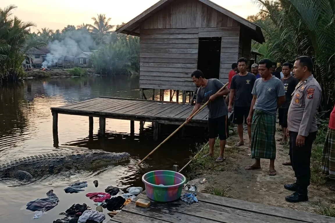 Tragis! Saat Mencuci Pakaian, Ibu Rumah Tangga di Siak Dimangsa Buaya