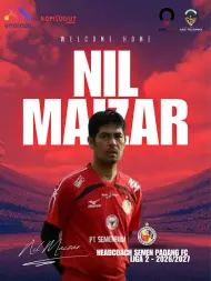 Thumbnail Usai Dikalahkan PSPS Pekanbaru, Semen Padang Langsung Pecat Pelatih Nil Maizar Malam ini