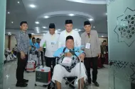 Thumbnail Wakil Bupati Asahan Lepas Jemaah Calon Haji Kloter 7 di Asrama Haji Medan