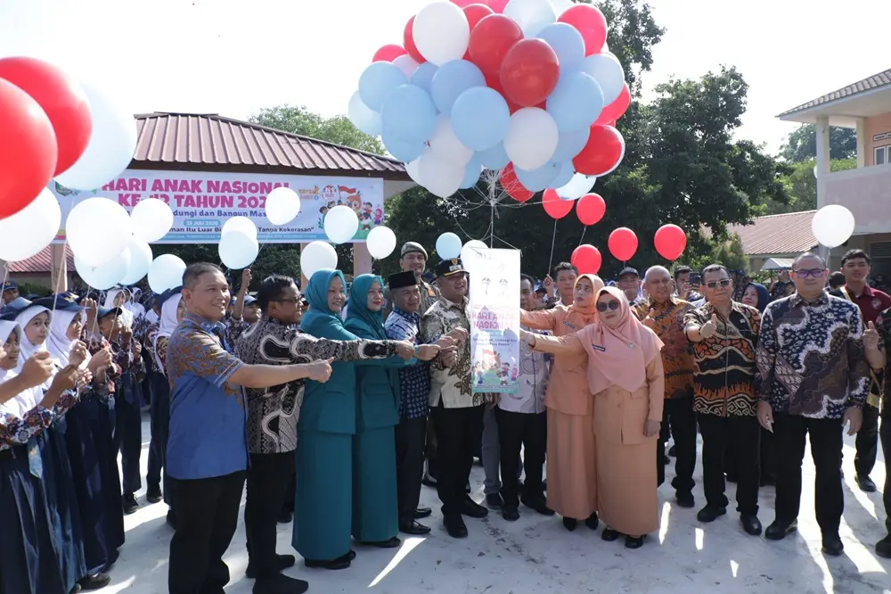 Wakil Bupati Asahan Pimpin Upacara HAN ke-42, Ajak Wujudkan Lingkungan Aman Bagi Anak