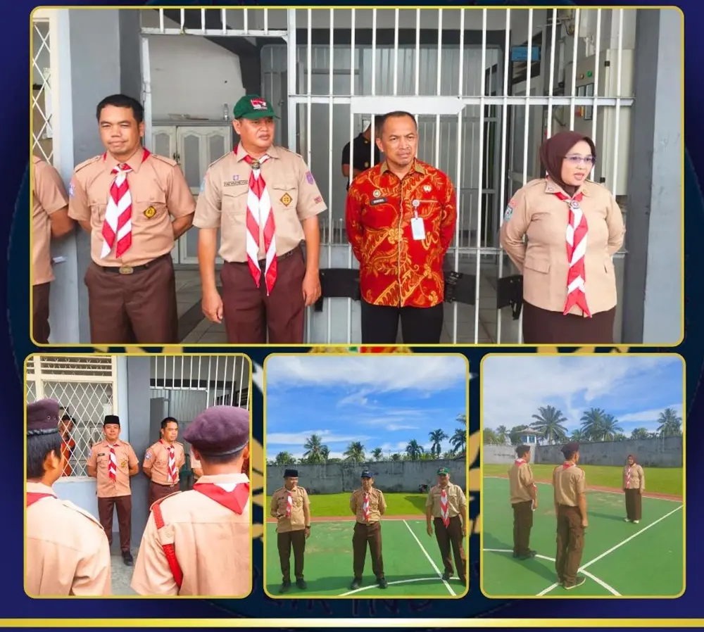 Warga Binaan Rutan Manna Resmi Mulai Latihan Pramuka